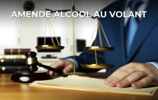 Amende alcool au volant​