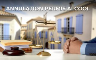 Annulation permis alcool