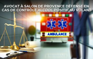 Avocat à Salon de Provence défense en cas de contrôle alcool positif au volant