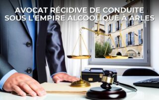 Avocat récidive de conduite sous l’empire alcoolique à Arles