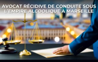 Avocat récidive de conduite sous l’empire alcoolique à Marseille