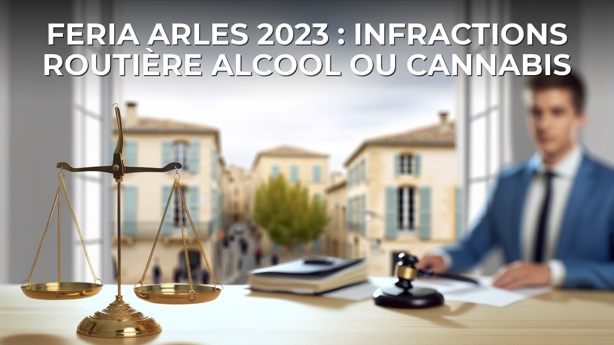 Feria Arles 2023 : infractions routière alcool ou cannabis