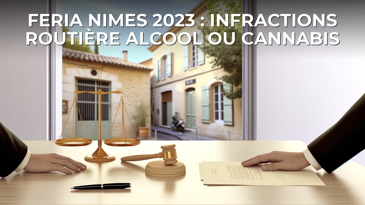 Feria Nimes 2023 : infractions routière alcool ou cannabis