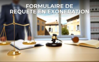 Formulaire de requete en exoneration