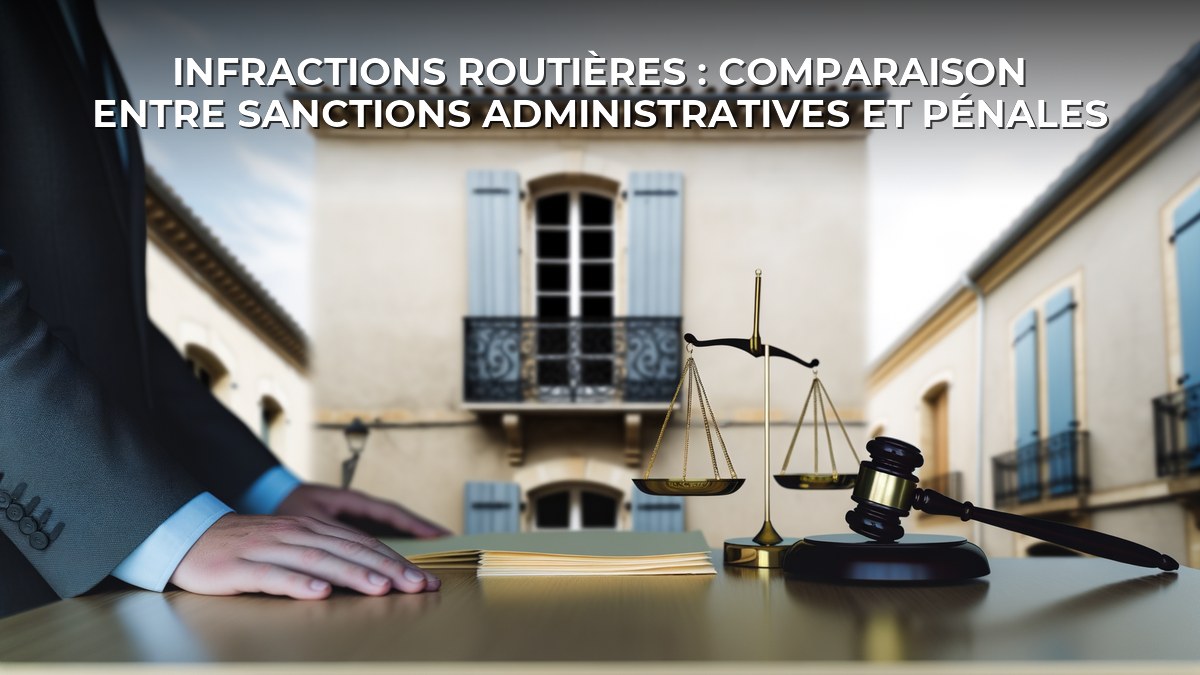 Infractions routières : comparaison entre sanctions administratives et pénales