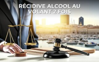 Récidive alcool au volant 2 fois