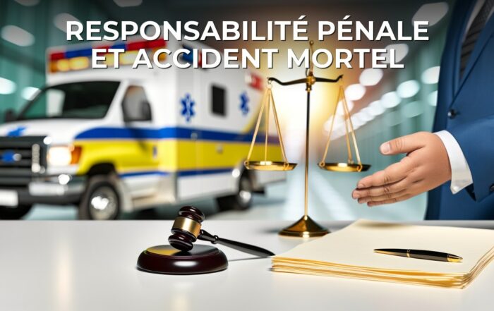 Responsabilité pénale​ et accident mortel