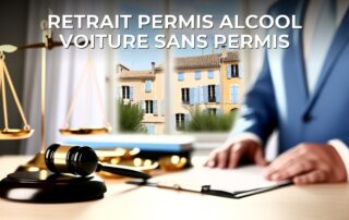Retrait permis alcool voiture sans permis