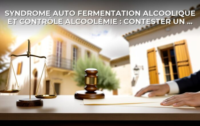 Syndrome auto fermentation alcoolique​ et contrôle alcoolémie : contester un test positif