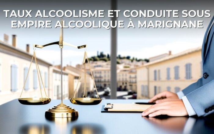 Taux alcoolisme​ et conduite sous empire alcoolique à Marignane